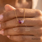 Liora Necklace with its birthstones