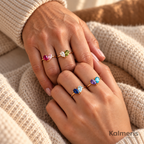 Liora Rings in four colour combinations